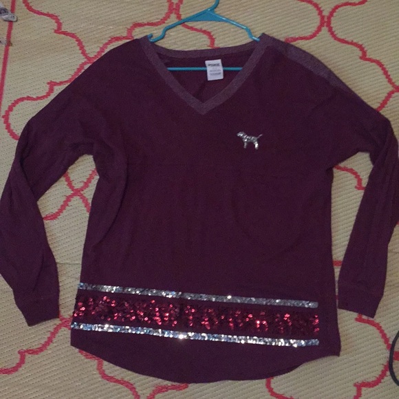 Sequined pink shirt - Picture 2 of 4